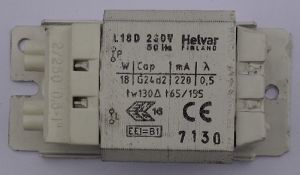 Statecznik magnetyczny do świetlówek 18W Helvar L18D 230V 60Hz TC-D (18 W)